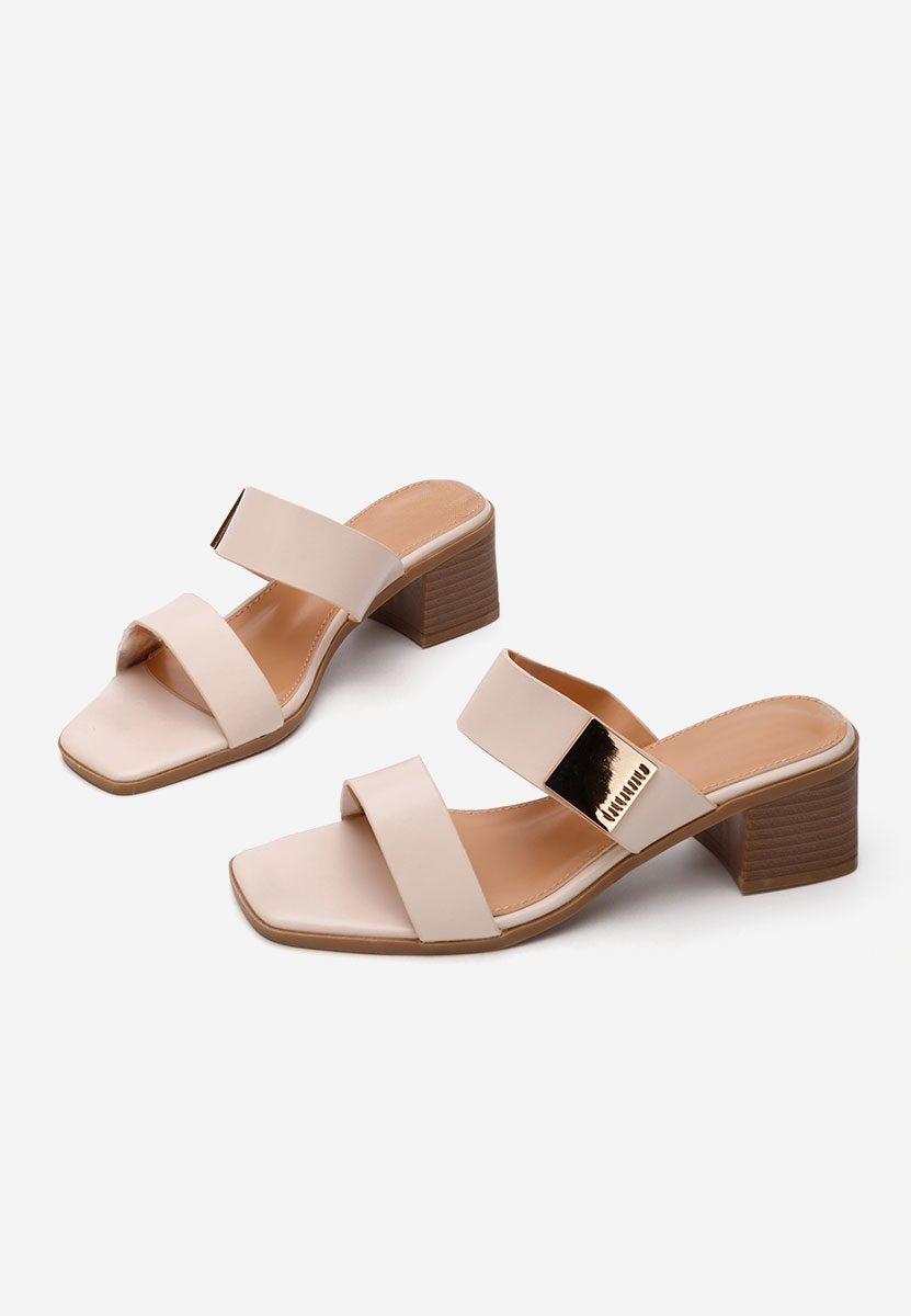 Ciabatte con tacco Hershel V2 beige