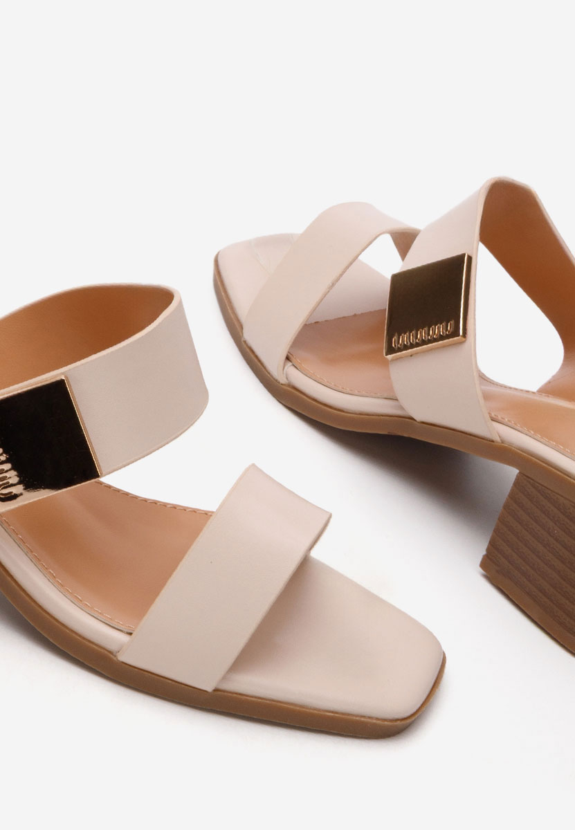 Ciabatte con tacco Hershel V2 beige