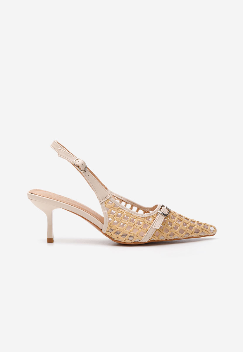 Décolleté Slingback Laine beige