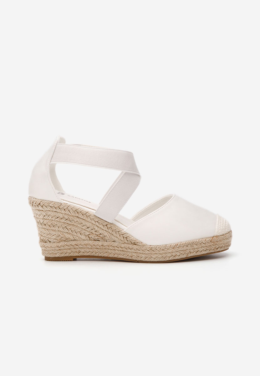 Sandali con zeppa Rosaria bianchi