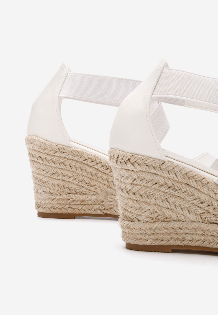 Sandali con zeppa Rosaria bianchi