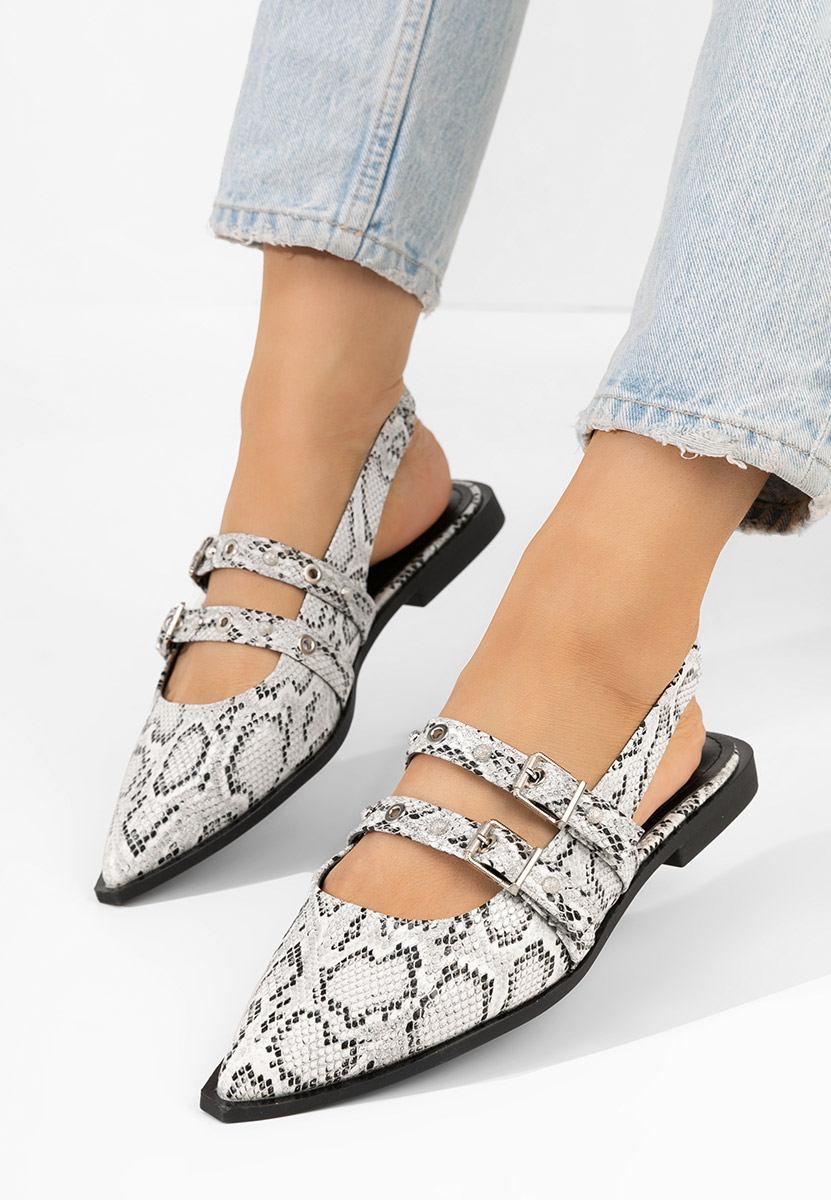 Décolleté Slingback Mathylda snake