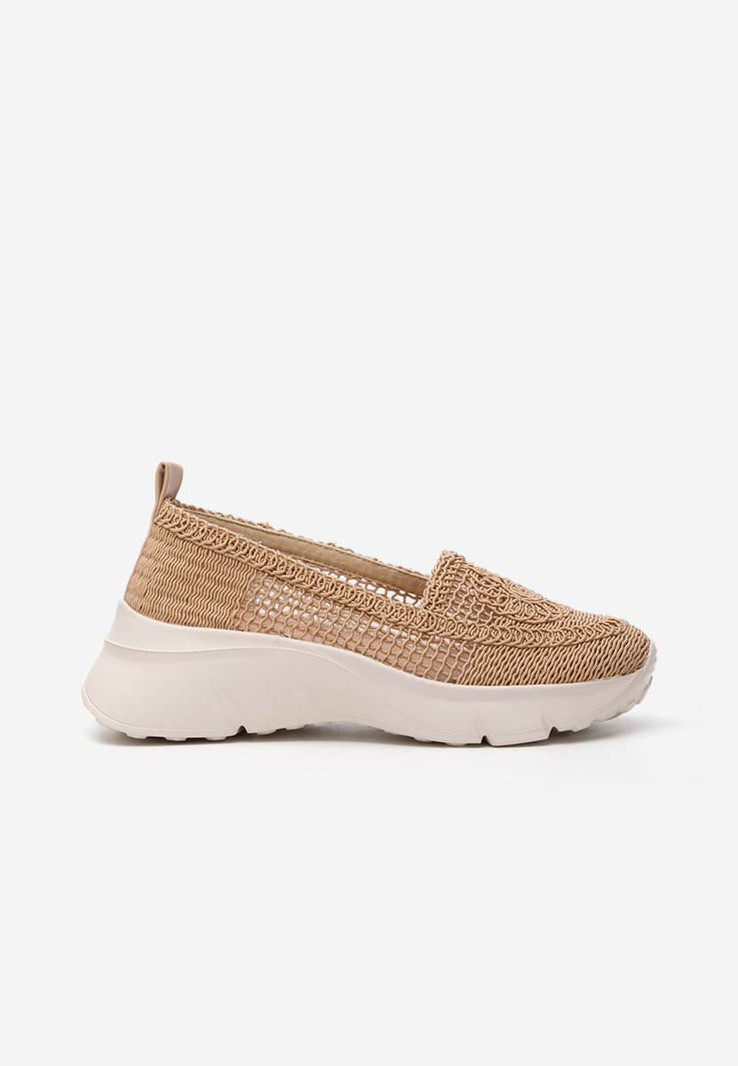 Mocassini donna platform Willena cachi