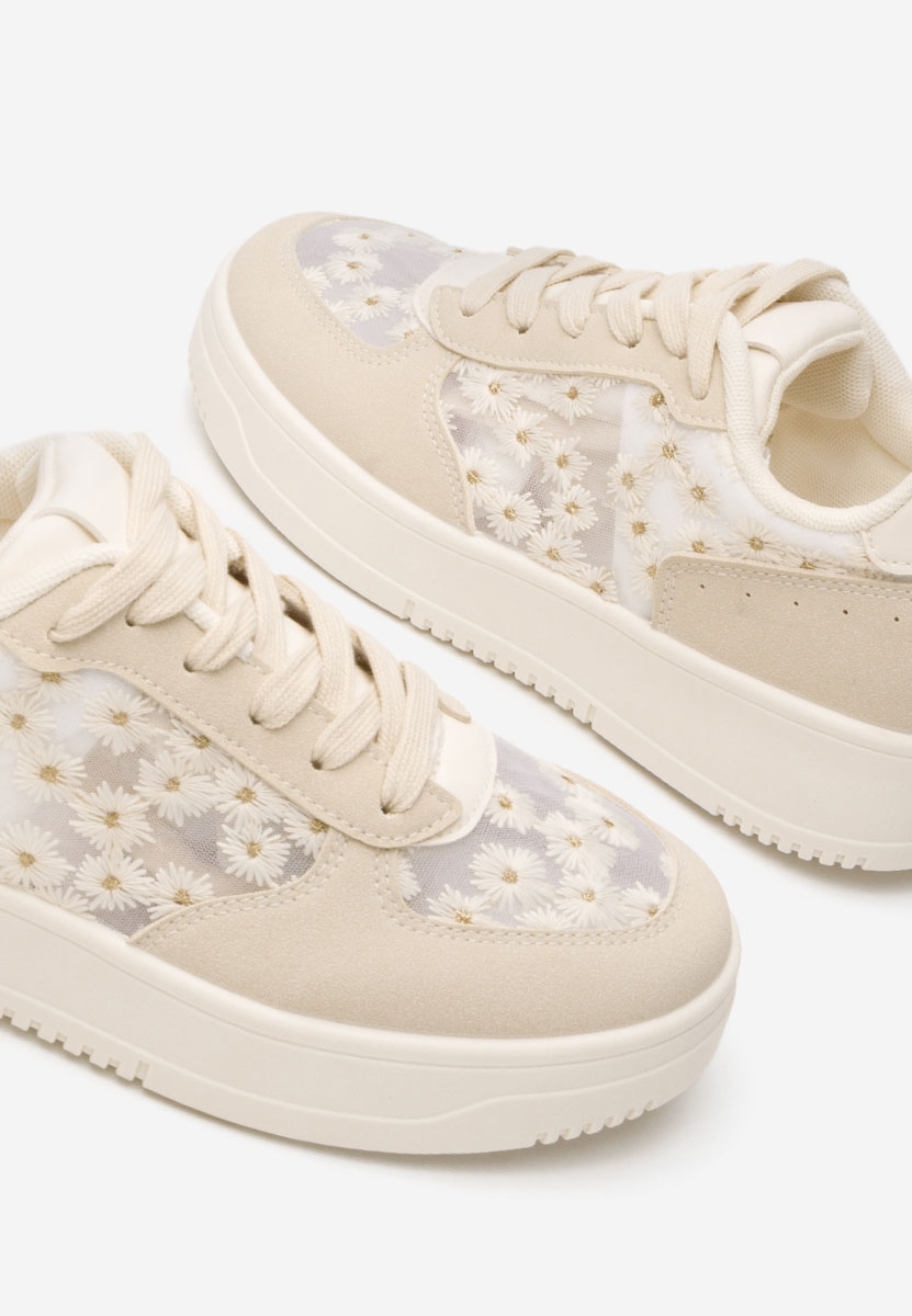 Sneakers donna Beckie beige