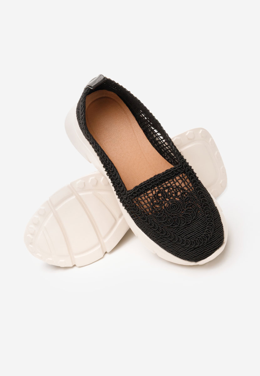Mocassini donna platform Willena nero