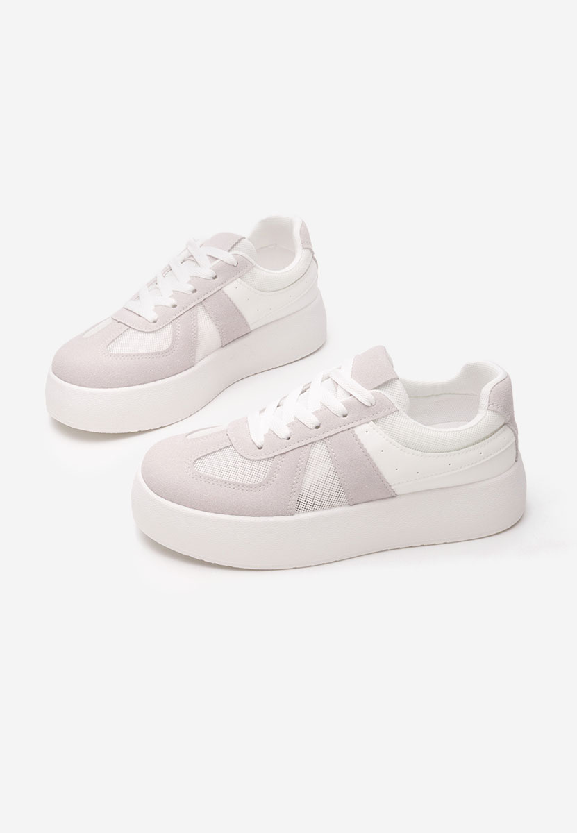 Sneakers con zeppa Fyonna bianchi