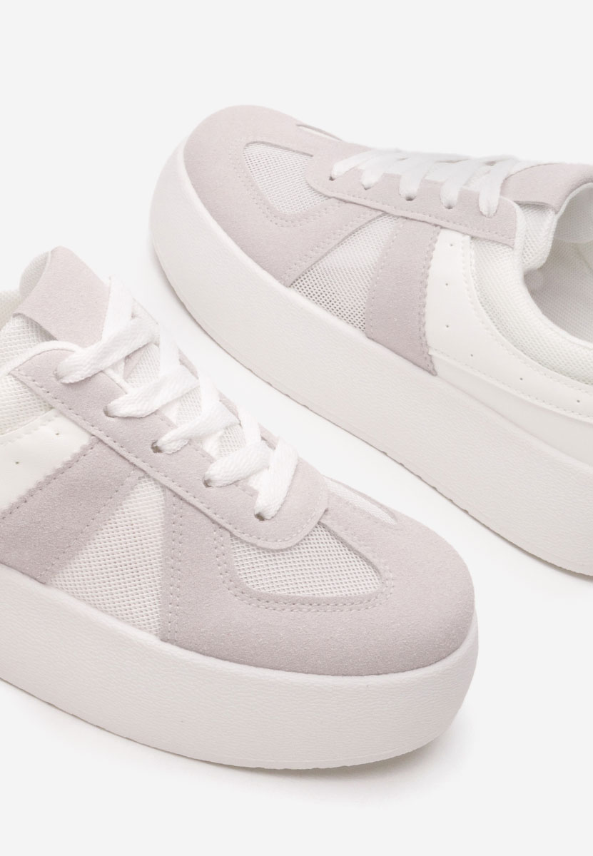 Sneakers con zeppa Fyonna bianchi