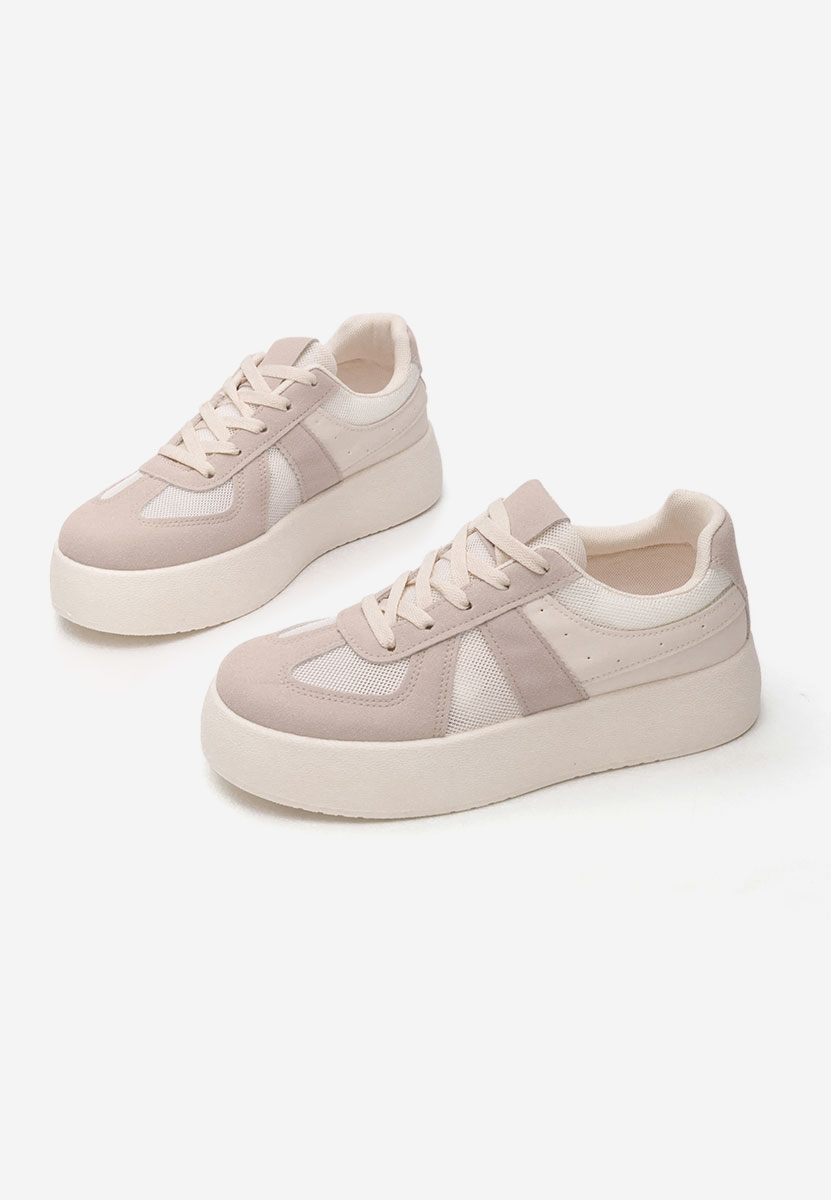 Sneakers con zeppa Fyonna beige