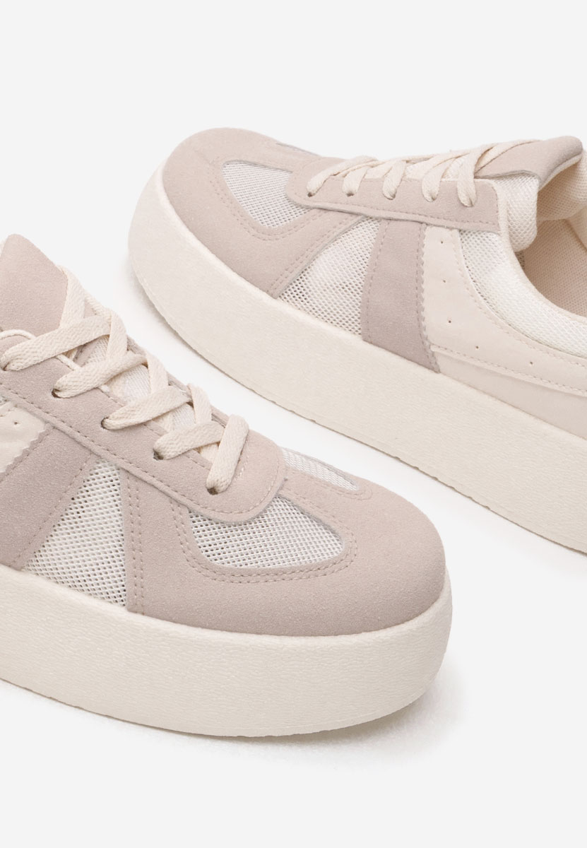 Sneakers con zeppa Fyonna beige