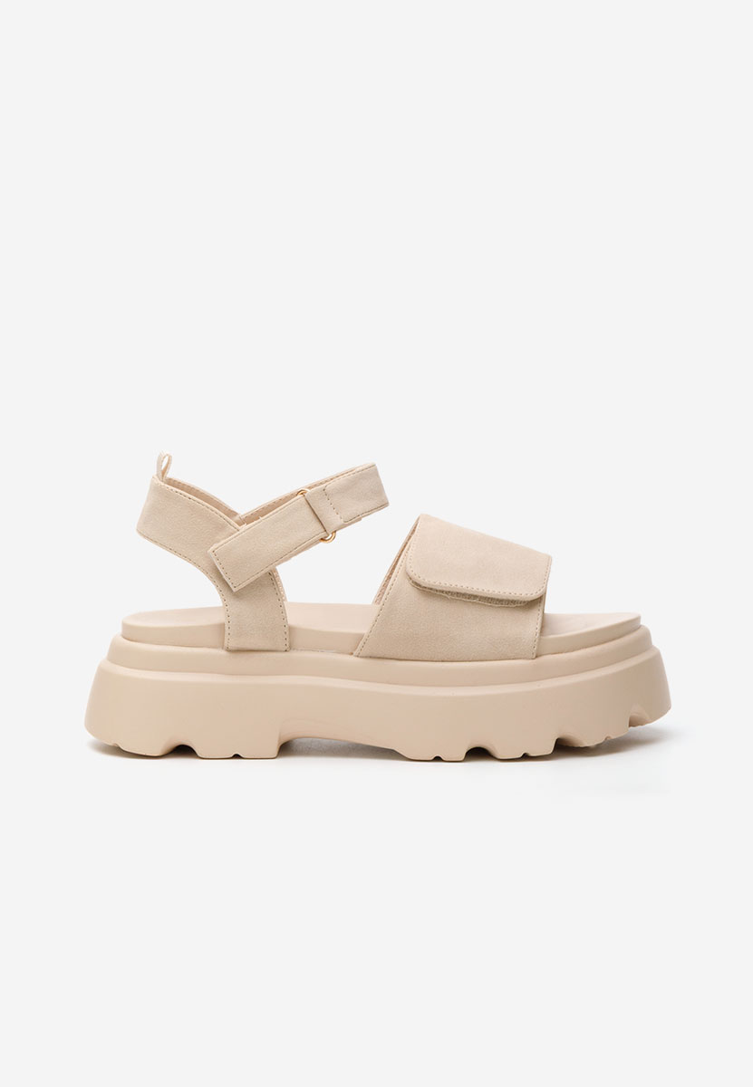 Sandali platform Alysha beige