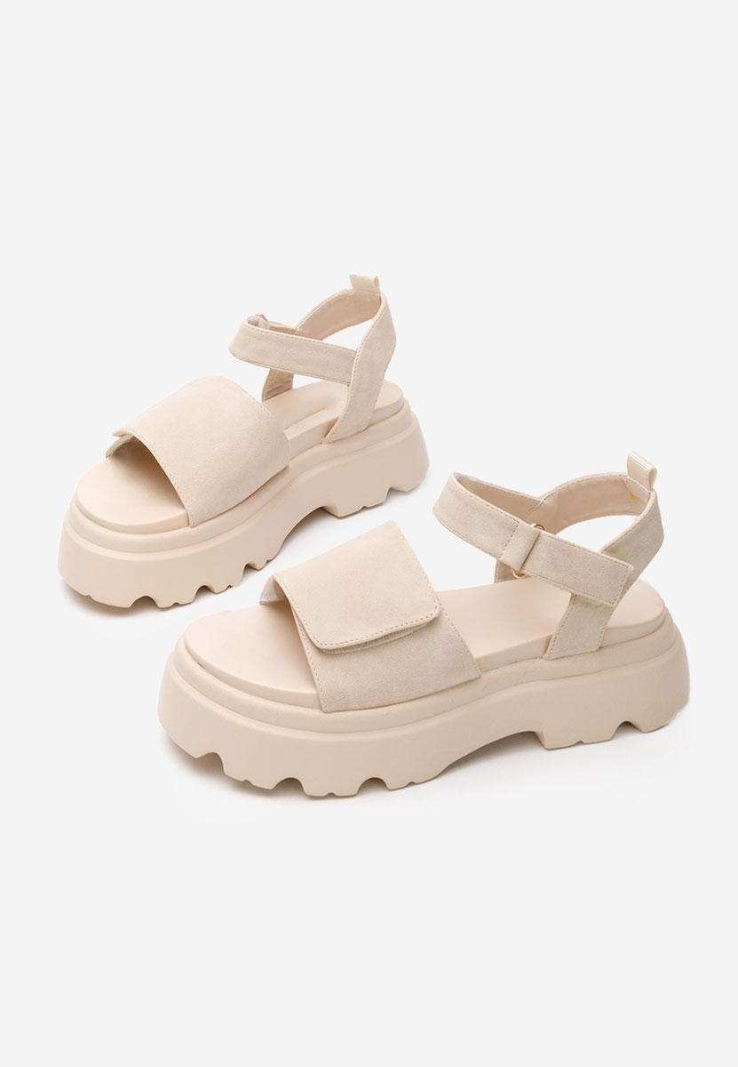 Sandali platform Alysha beige
