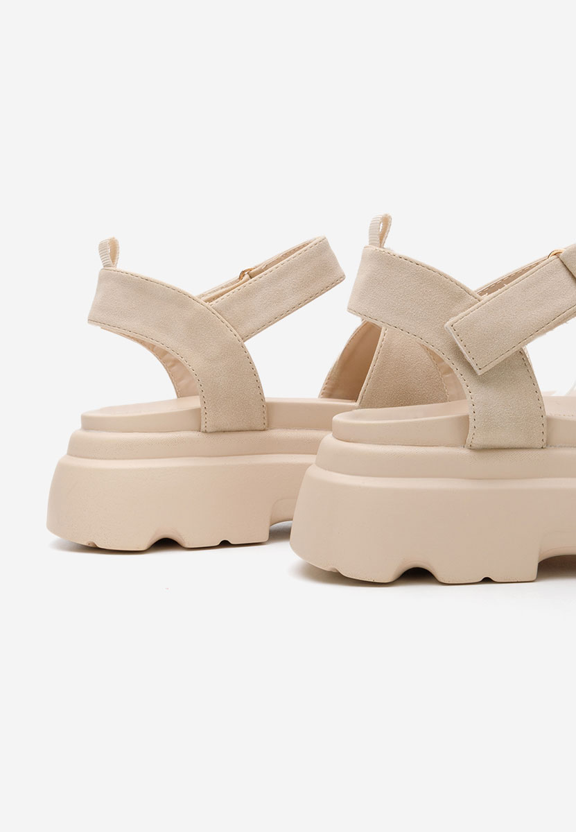 Sandali platform Alysha beige