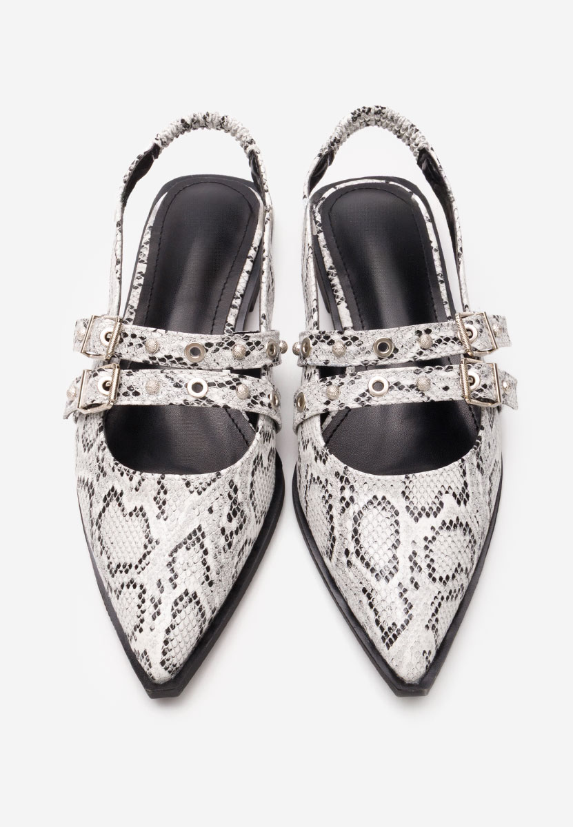 Décolleté Slingback Mathylda snake
