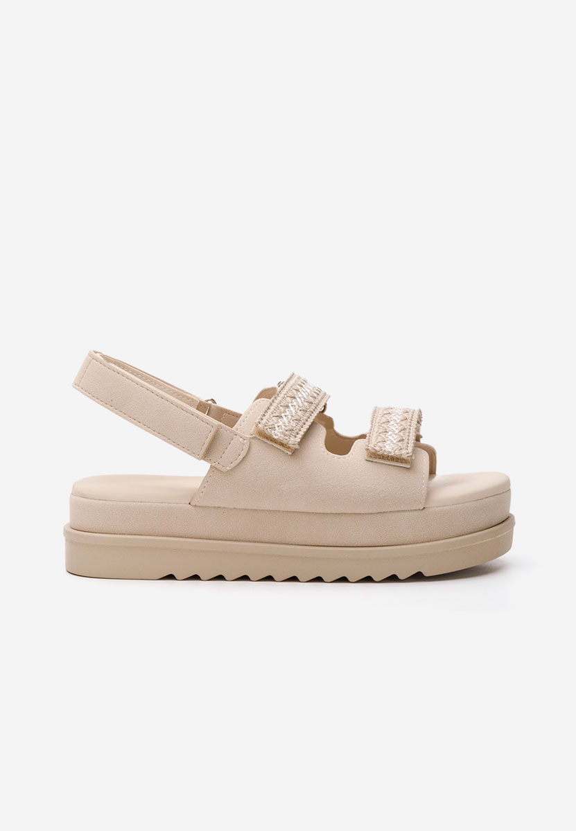 Sandali platform Zazzy beige