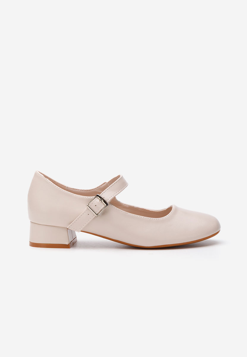 Décolleté tacco basso Stephine beige