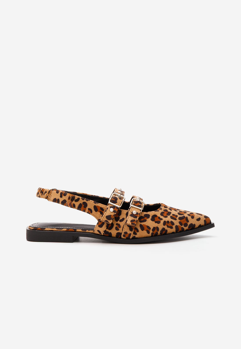 Décolleté Slingback Mathylda leopardi