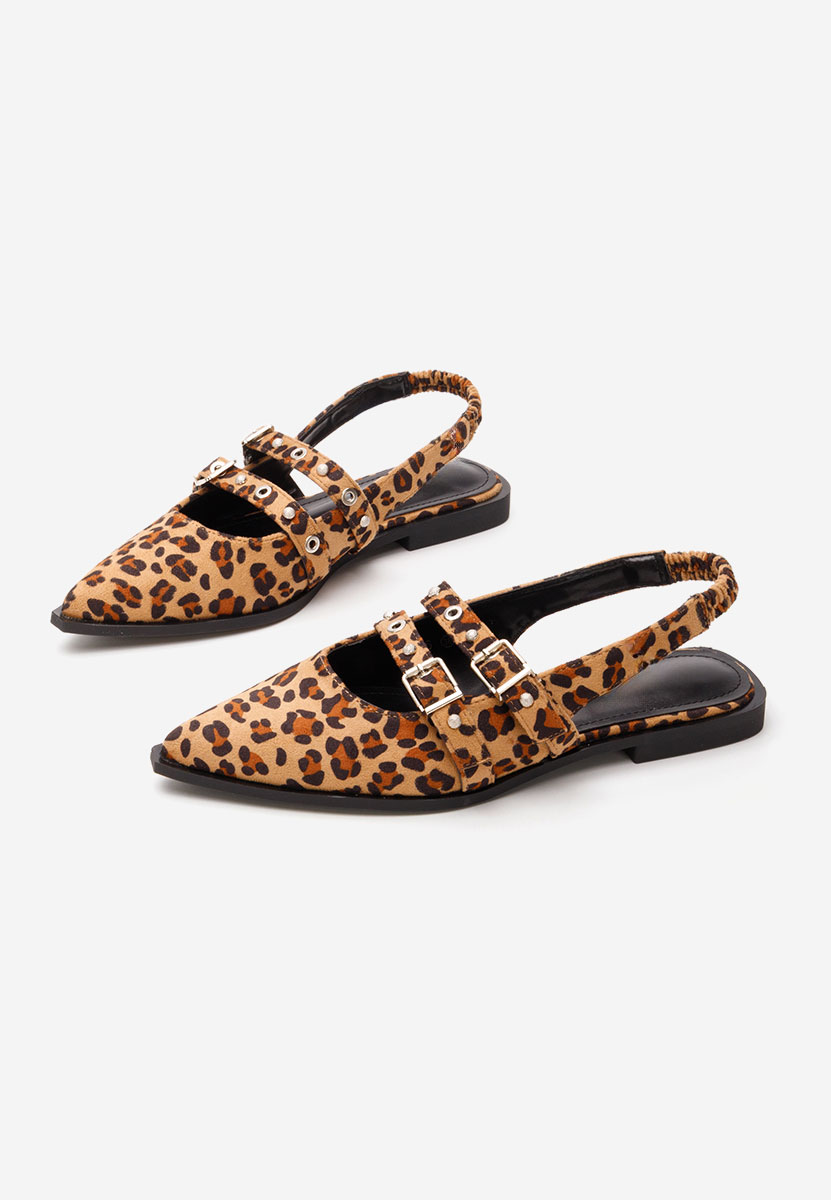Décolleté Slingback Mathylda leopardi