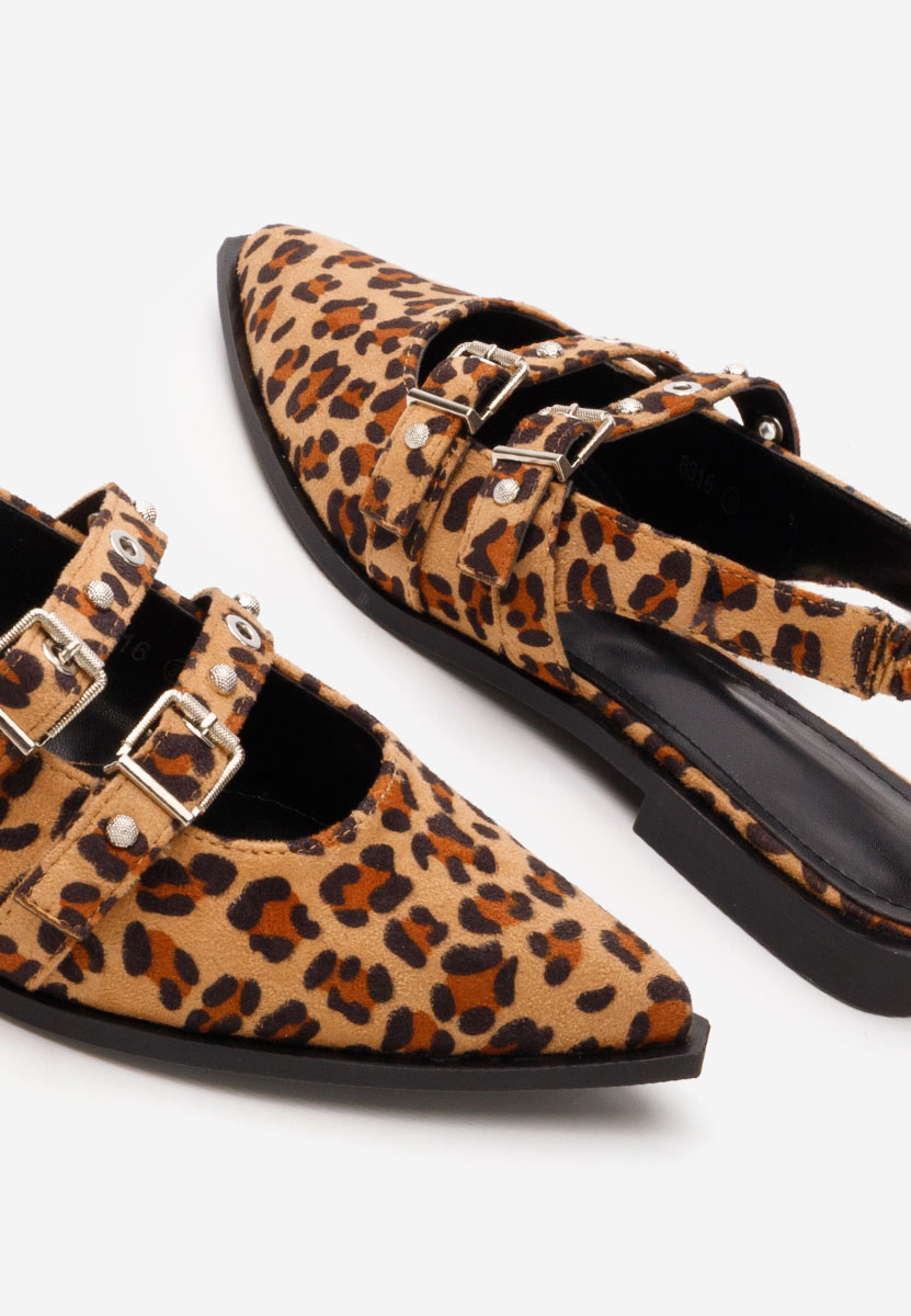 Décolleté Slingback Mathylda leopardi