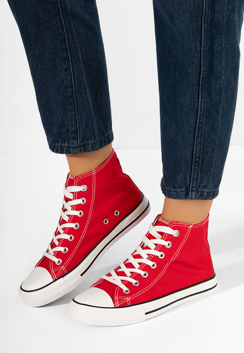 Scarpe da ginnastica donna Cassara rosso