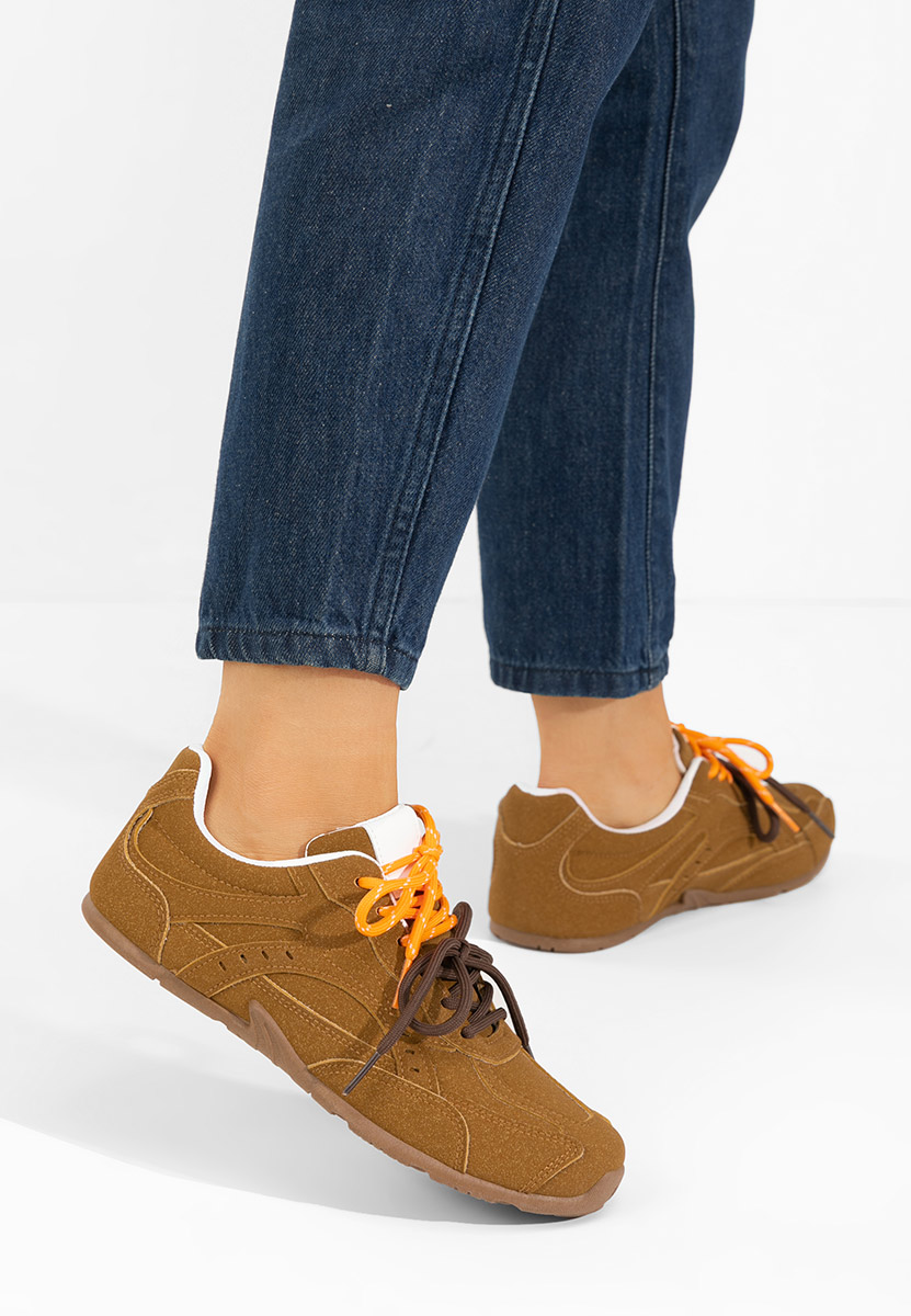 Sneakers donna Idylla camel