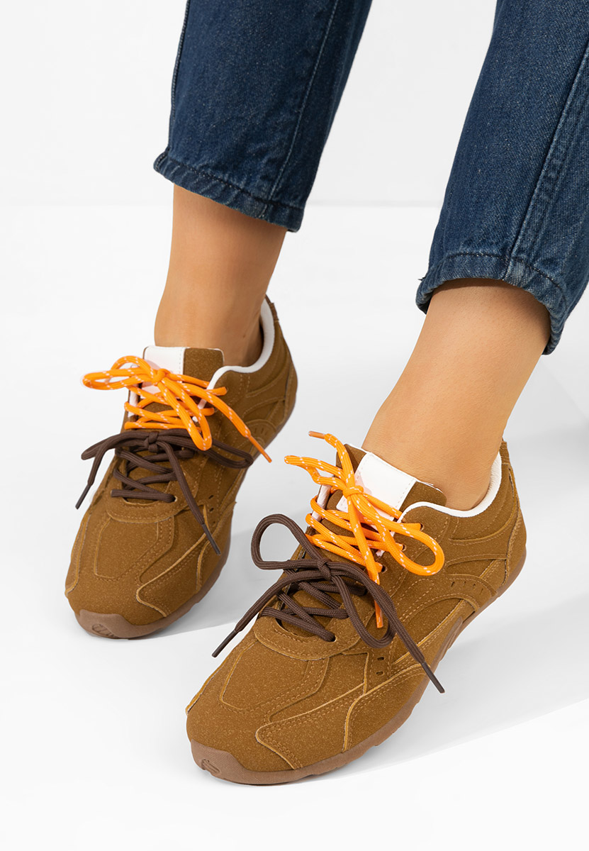 Sneakers donna Idylla camel
