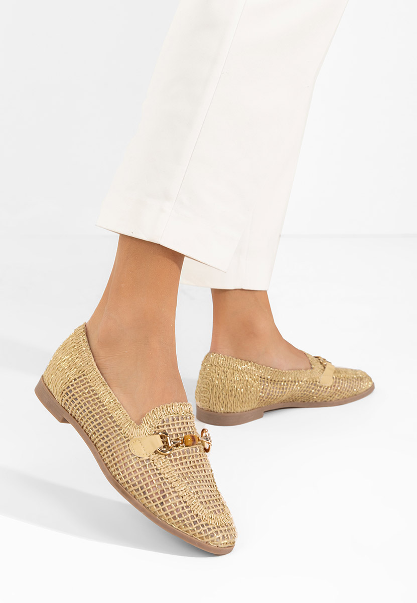 Mocassini da donna Jayna beige