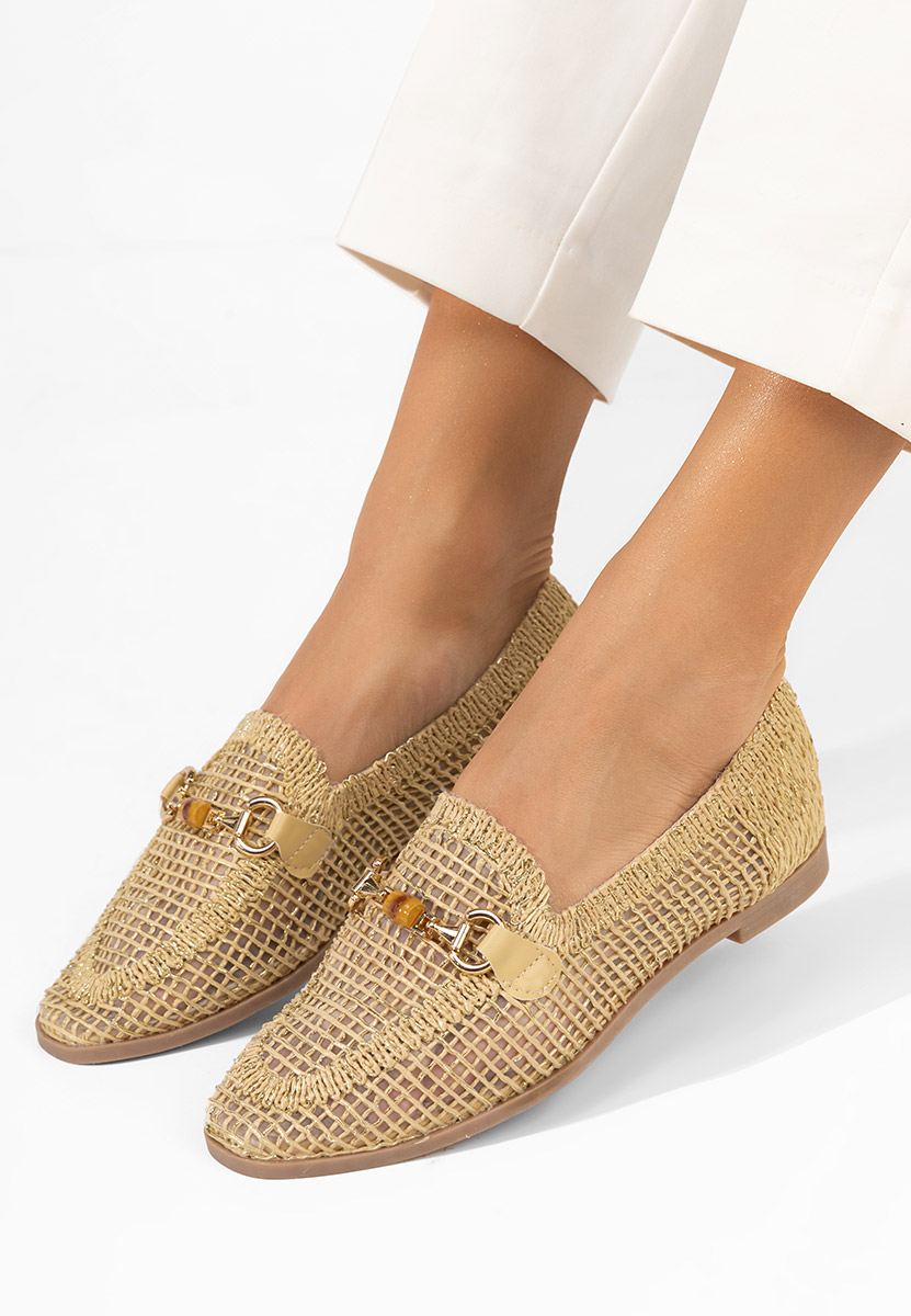 Mocassini da donna Jayna beige
