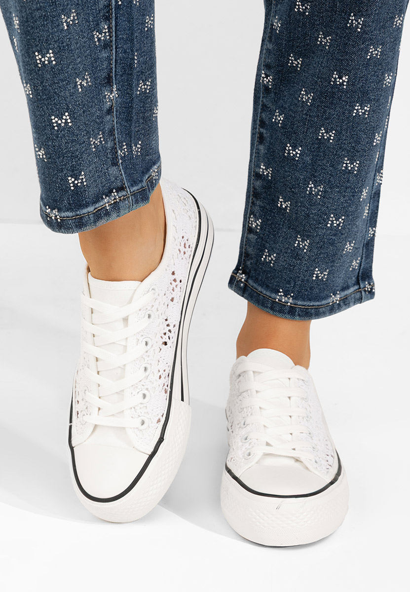 Scarpe da ginnastica donna Mylanaca bianchi
