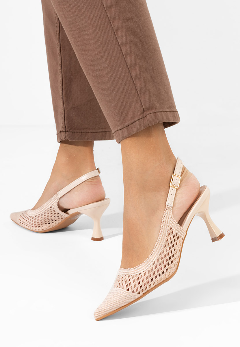 Décolleté Slingback Deevina beige