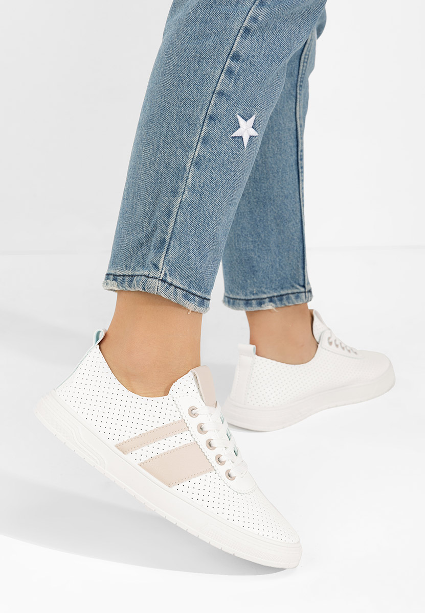 Scarpe basse donna Heayli bianchi