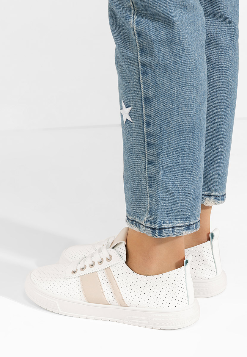 Scarpe basse donna Heayli bianchi