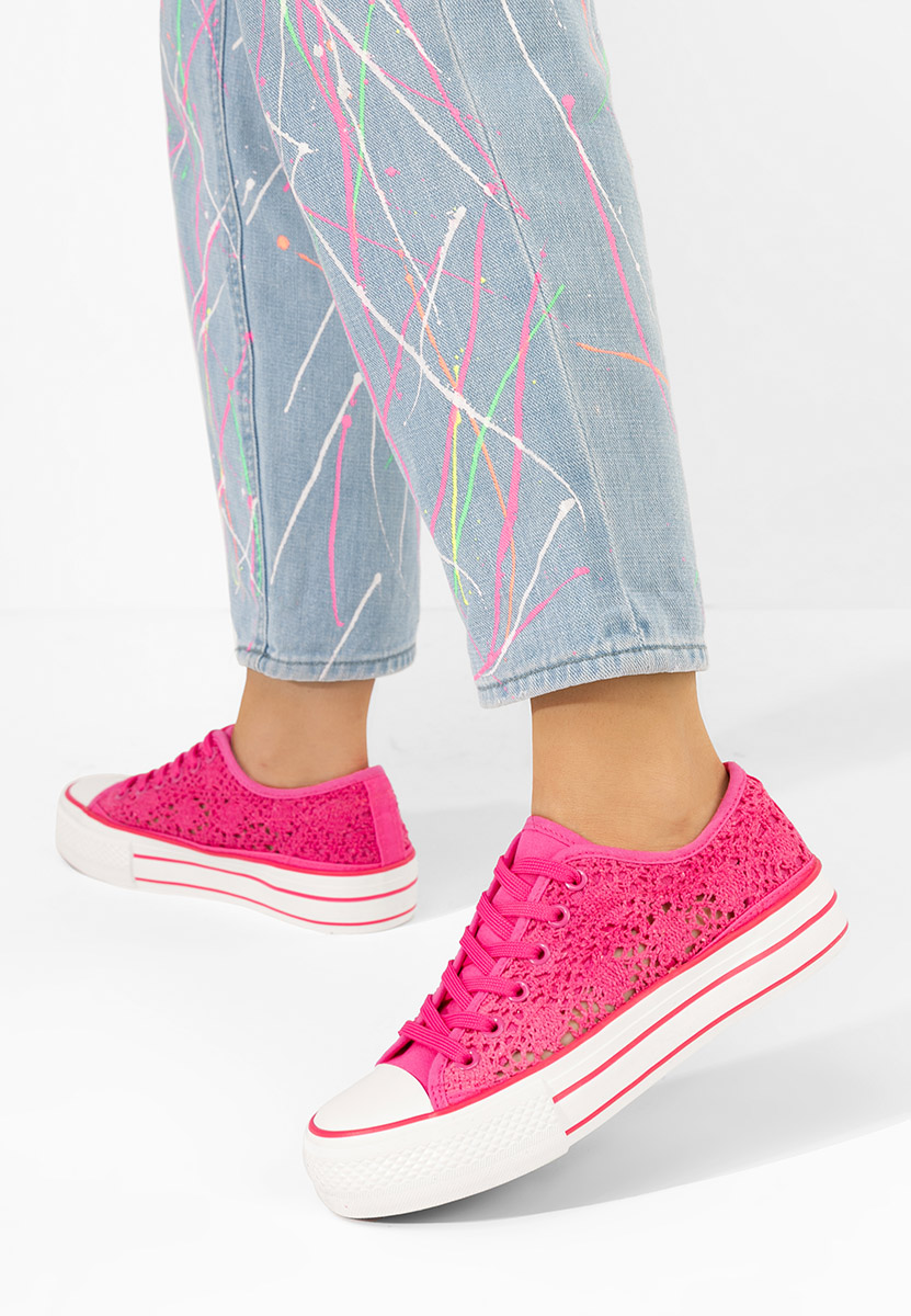 Scarpe da ginnastica casual Floreina fucsia