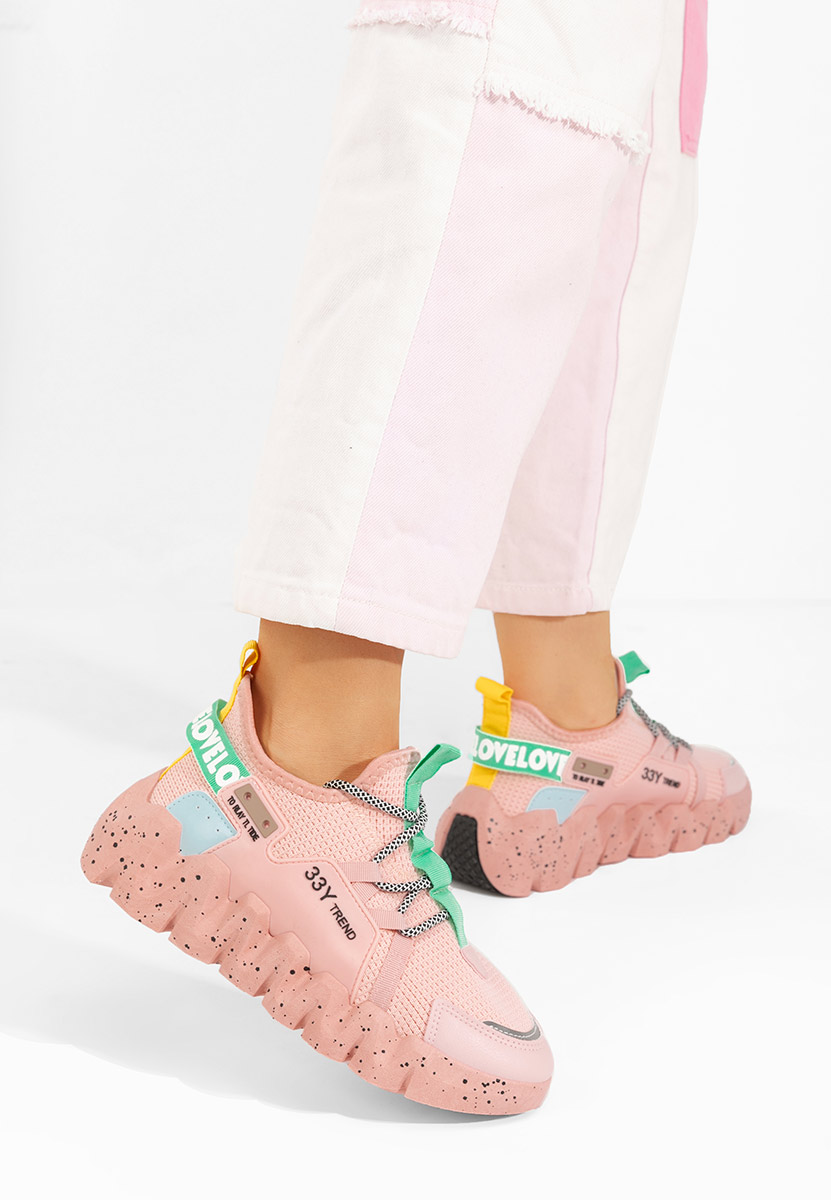 Sneakers donna Caledonia rosa