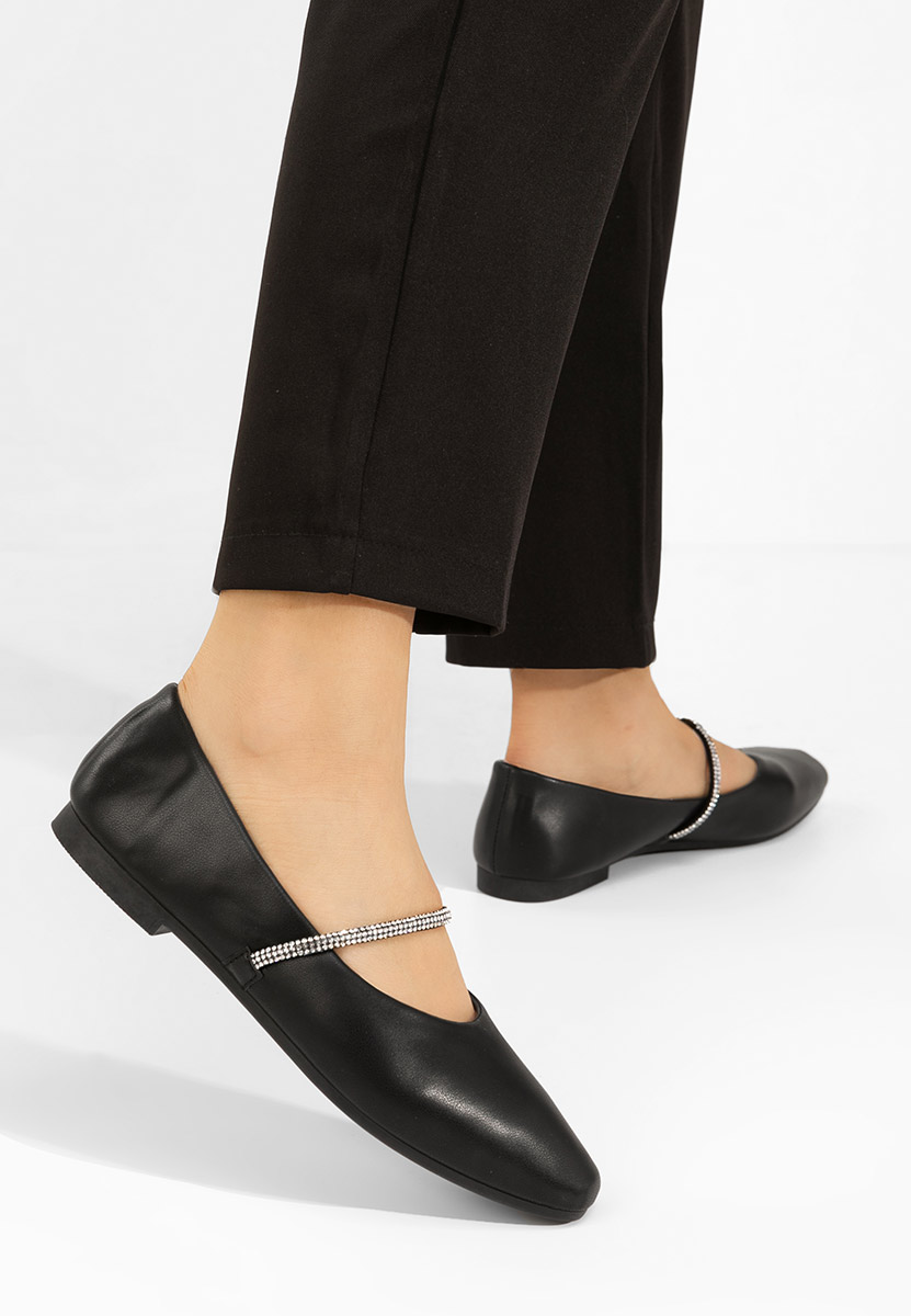 Ballerine eleganti Aglaia nero