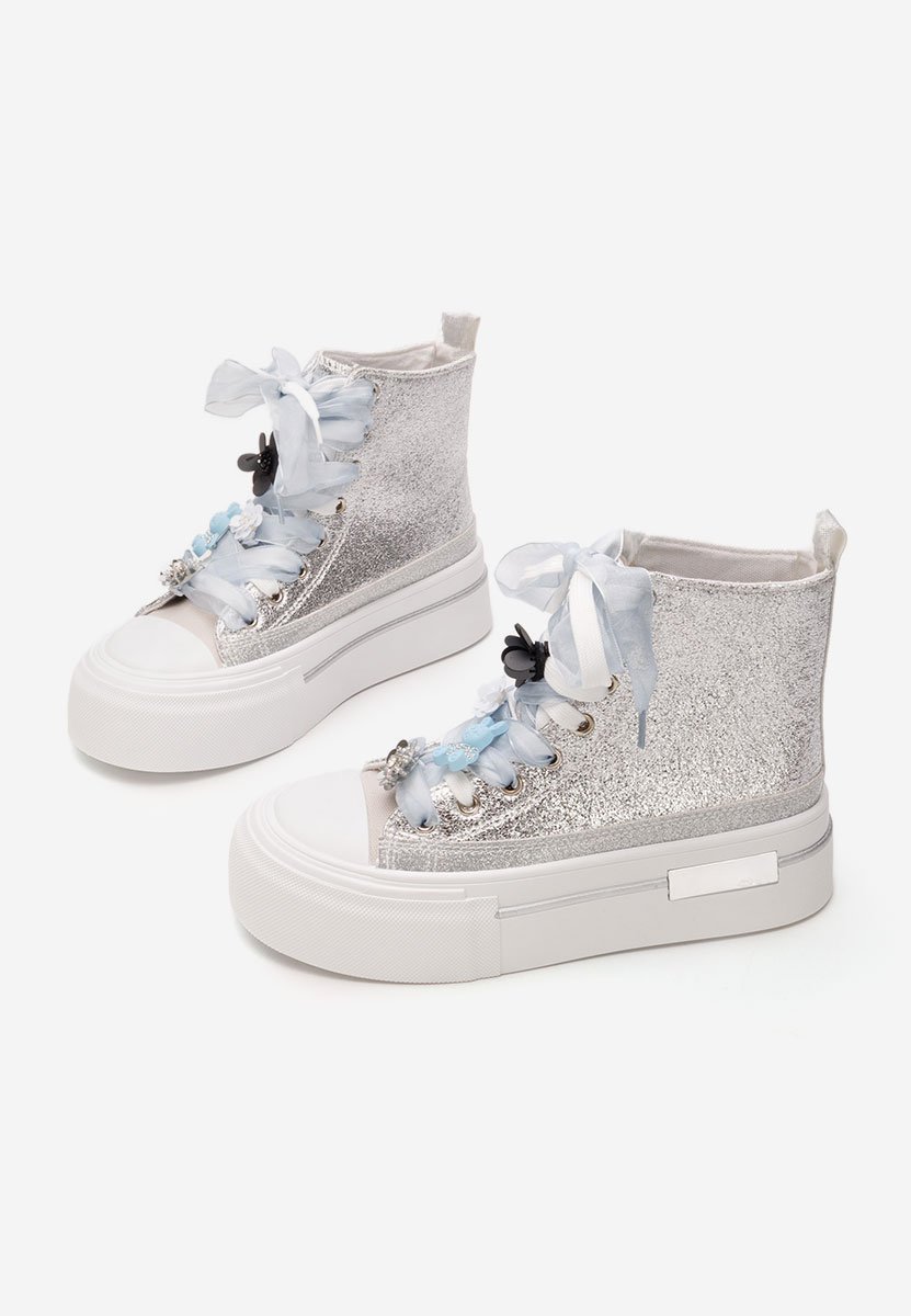 Scarpe da ginnastica High-Top Ivonne argento