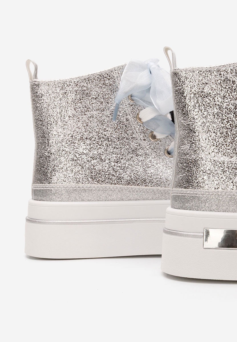 Scarpe da ginnastica High-Top Ivonne argento