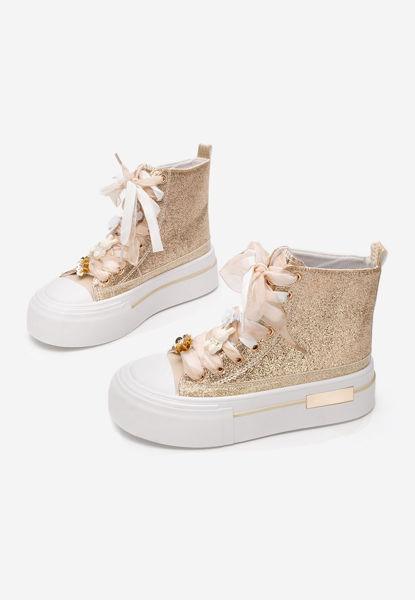Scarpe da ginnastica High-Top Ivonne oro