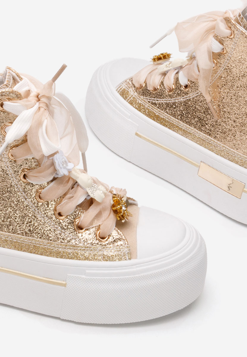 Scarpe da ginnastica High-Top Ivonne oro