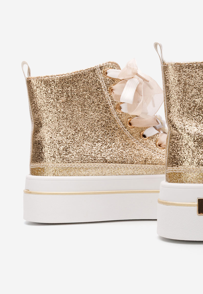 Scarpe da ginnastica High-Top Ivonne oro