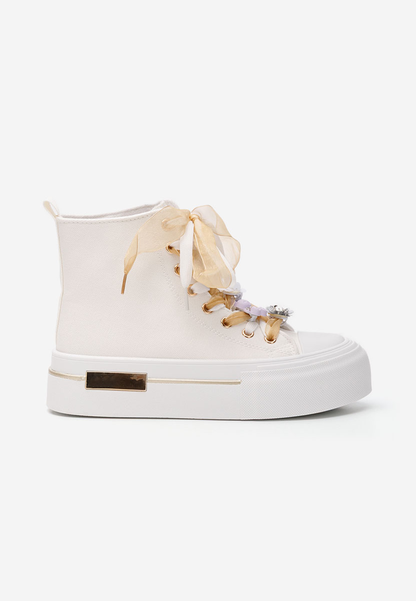 Scarpe da ginnastica High-Top Ivonne bianchi