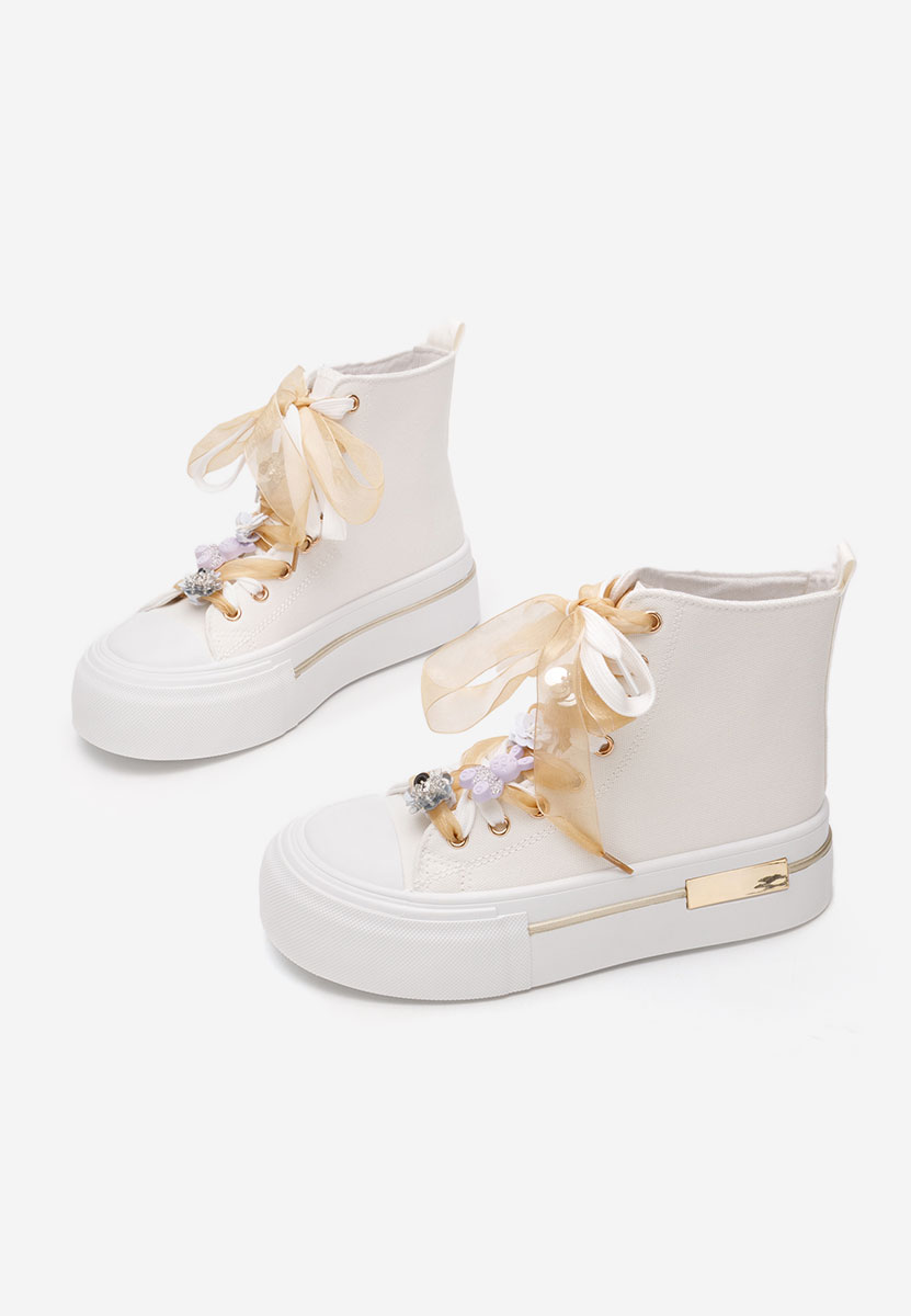 Scarpe da ginnastica High-Top Ivonne bianchi