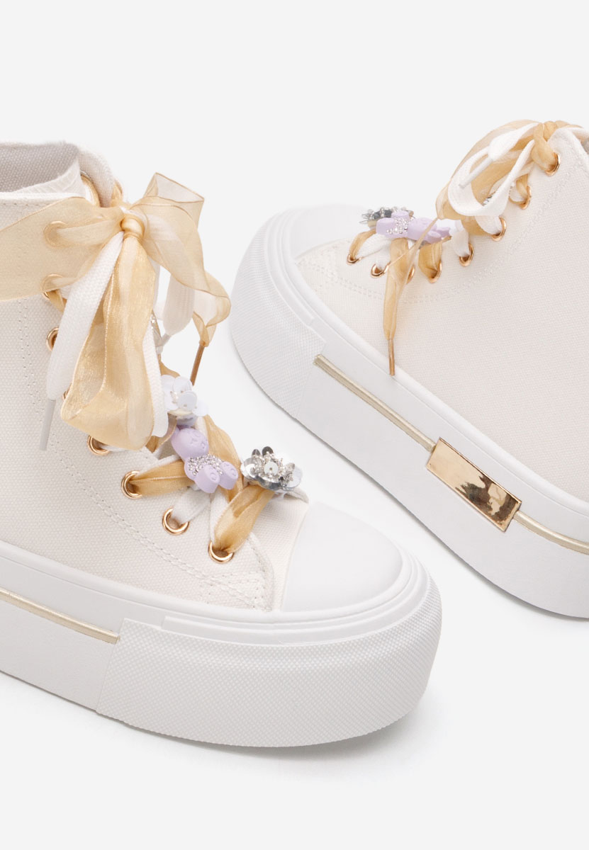 Scarpe da ginnastica High-Top Ivonne bianchi