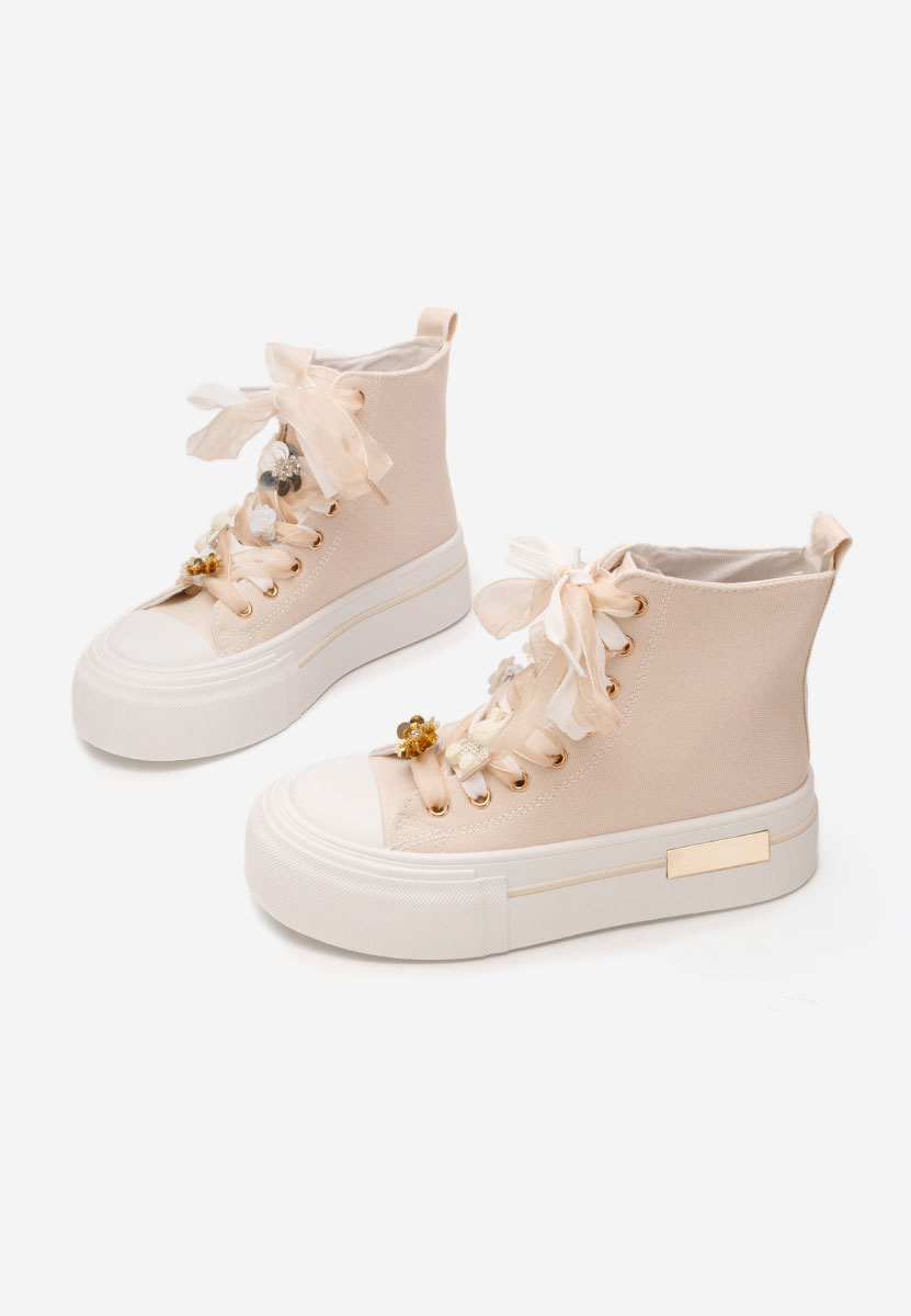 Scarpe da ginnastica High-Top Ivonne beige