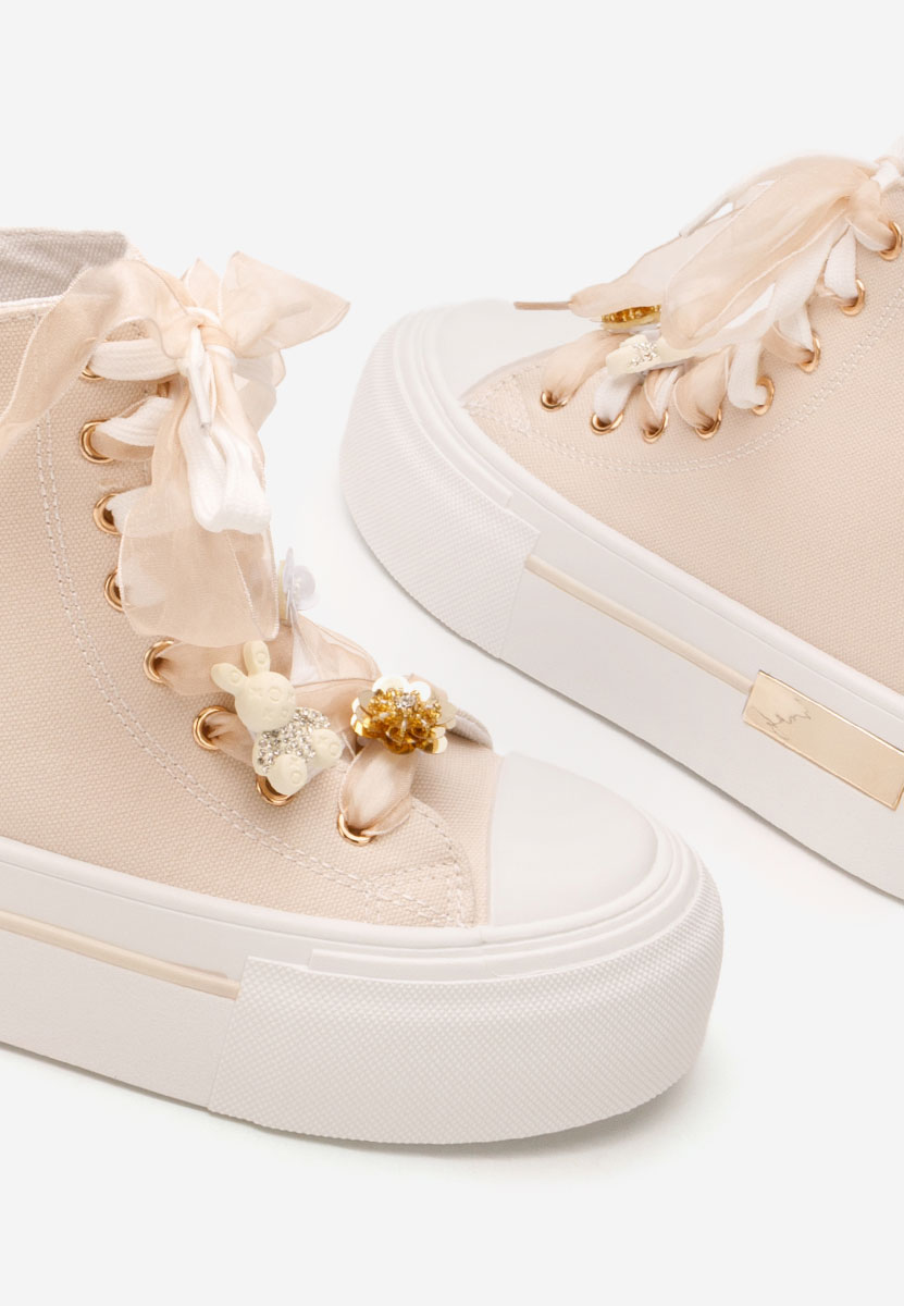 Scarpe da ginnastica High-Top Ivonne beige