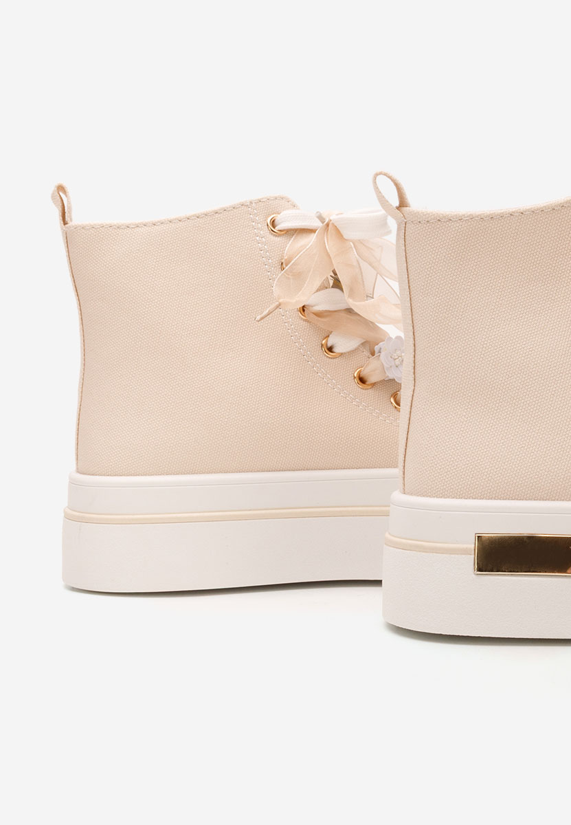 Scarpe da ginnastica High-Top Ivonne beige