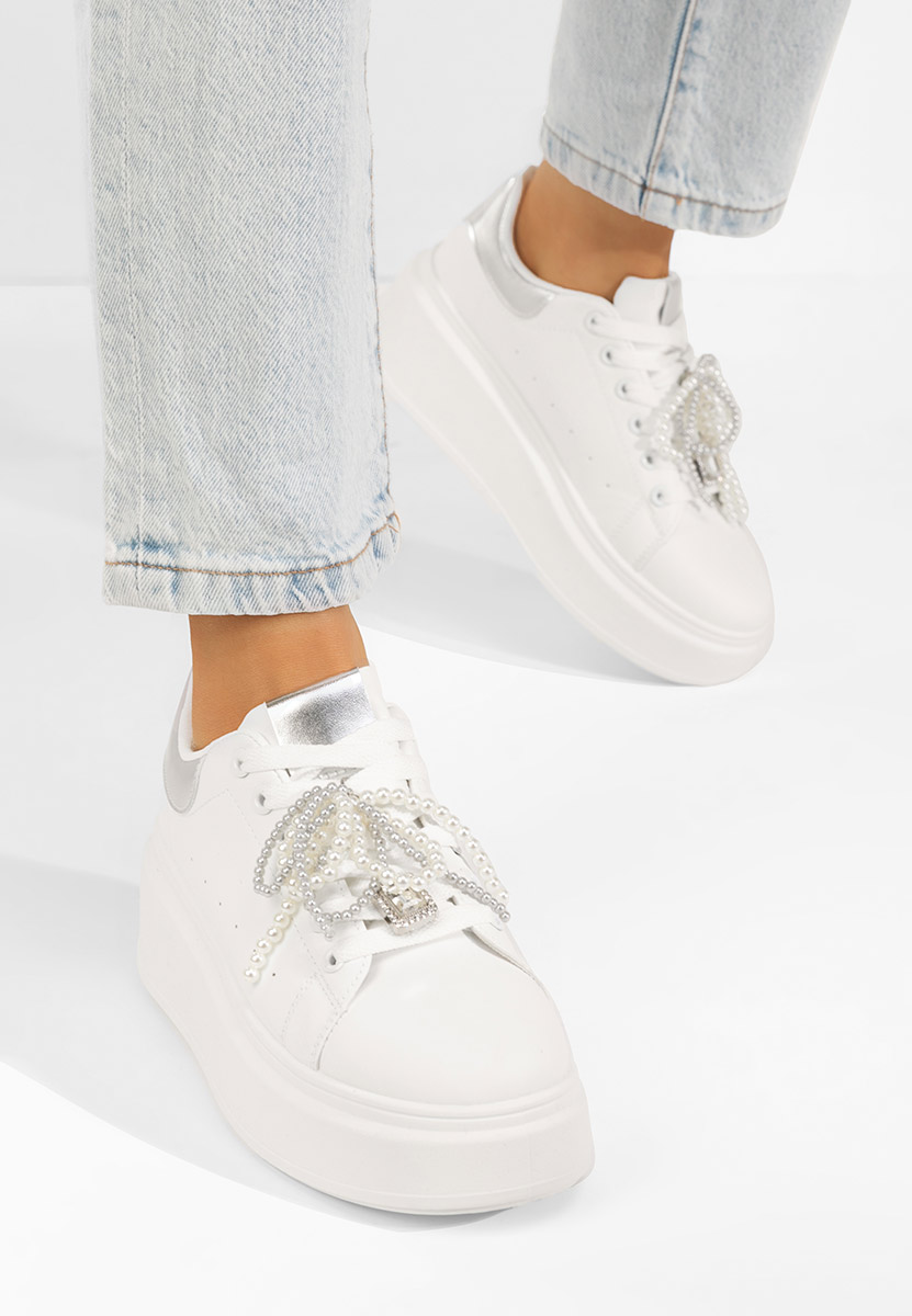 Sneakers con plateau Florysa bianchi