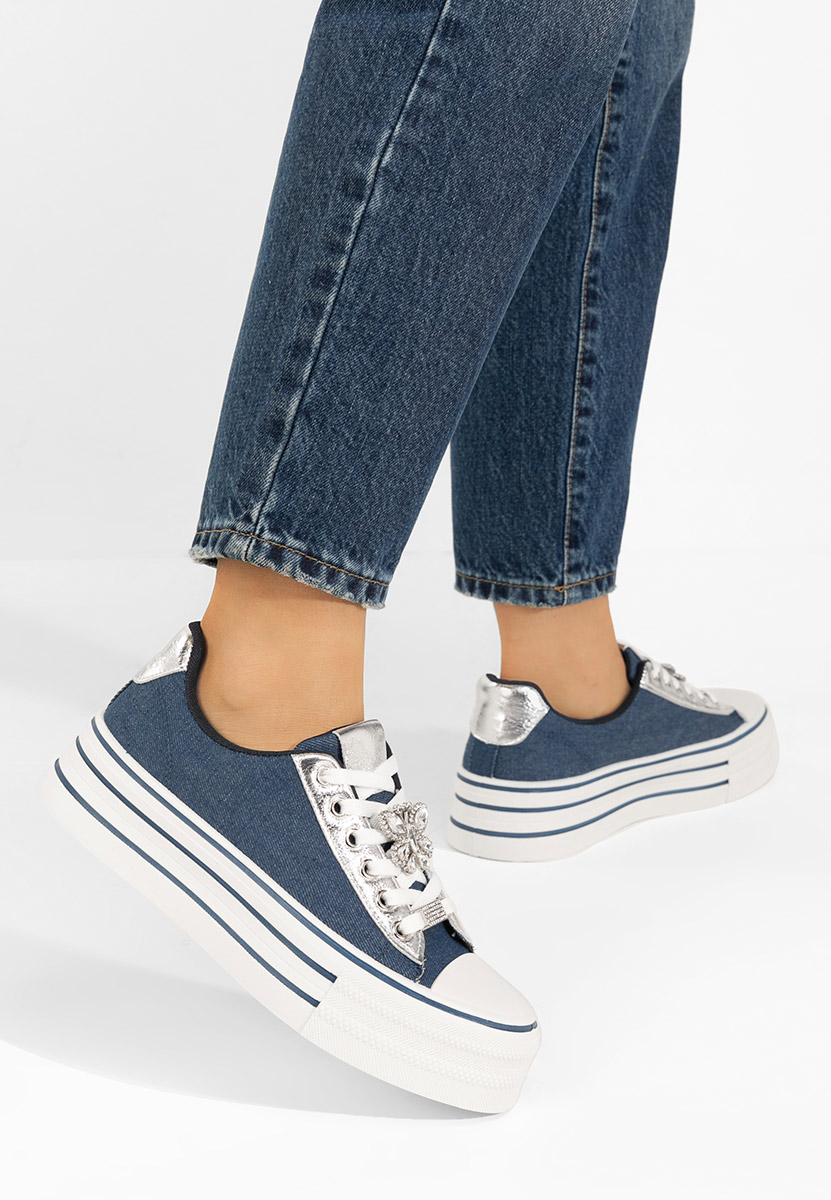 Scarpe da ginnastica donna Pamelia denim