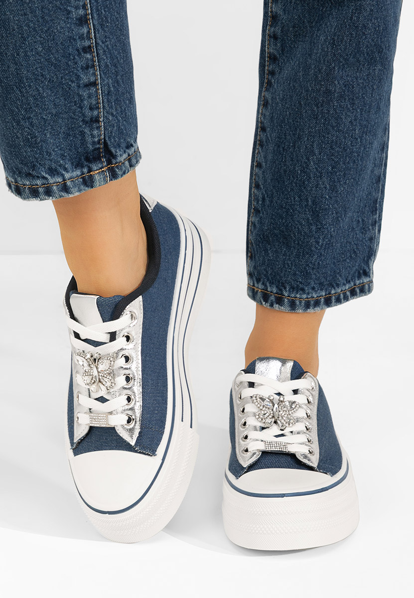 Scarpe da ginnastica donna Pamelia denim