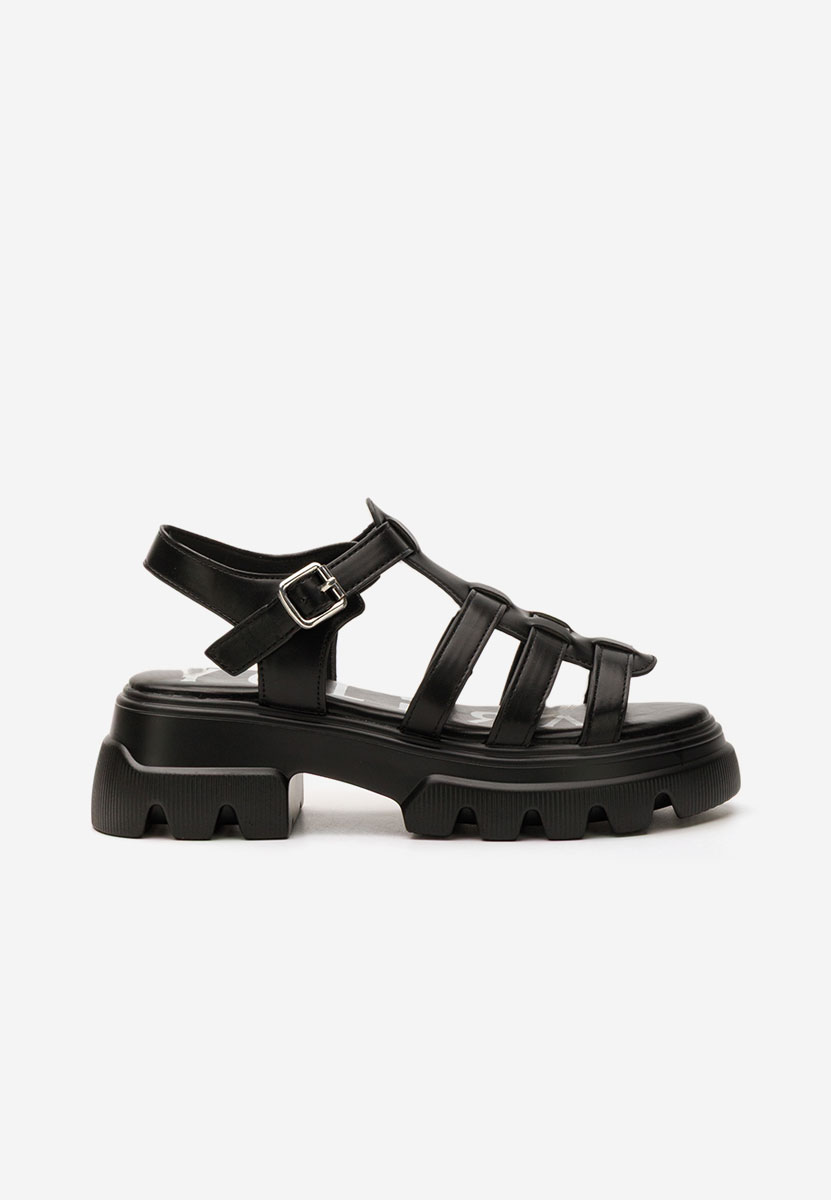 Sandali platform Deresana nero