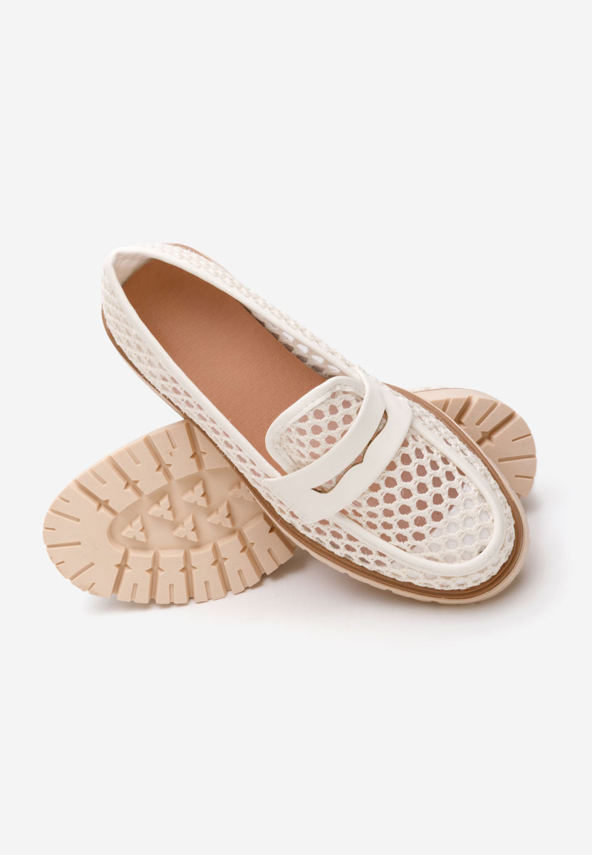 Mocassini donna estivi Maryjanne bianchi